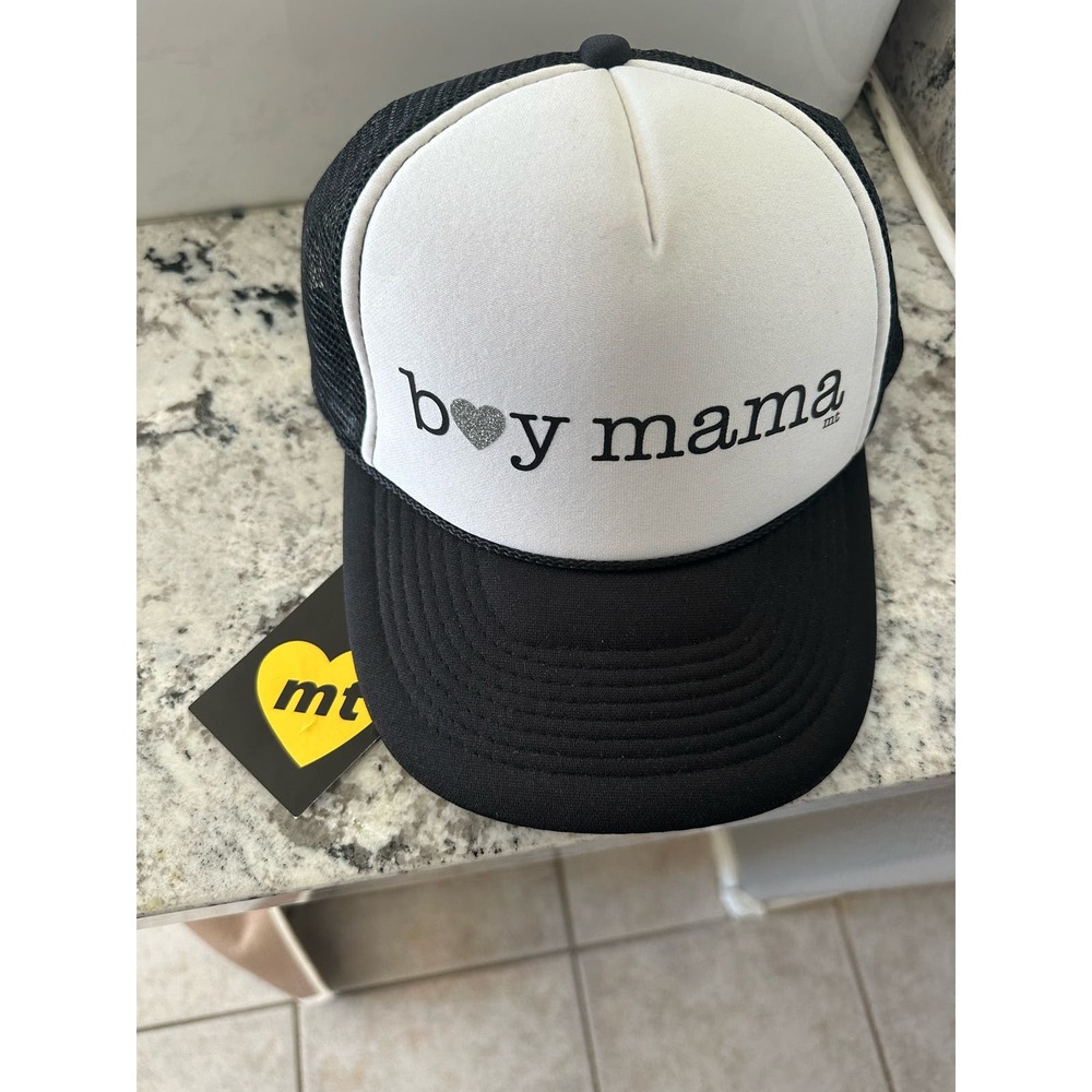 Boy Mama Mother Trucker Hat